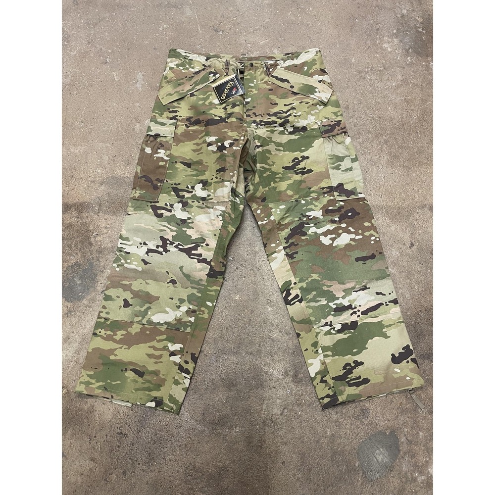 GORE-TEX Pants Mens Large Regular OCP Multicam Camo‎ Waterproof Rain Trousers